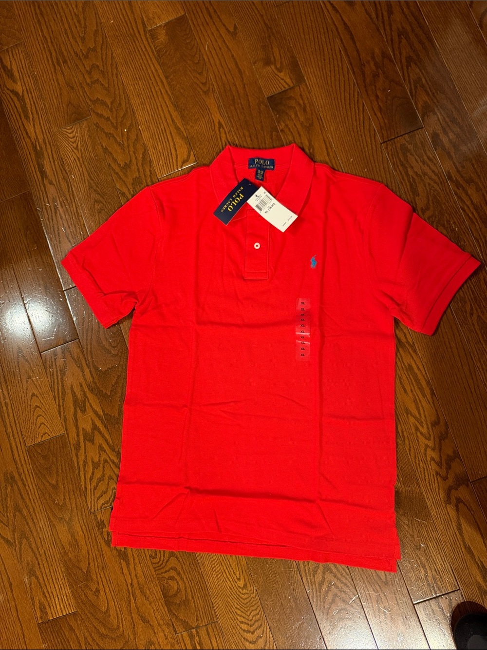 Polo by Ralph Lauren KIDS XL (18-20) Red Classic Fit Polo Shirt